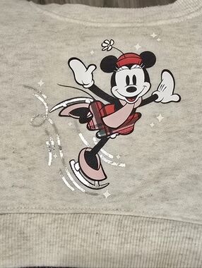 Disney Jumping Beans Minnie Mouse Dress 12 Months Gray Black Sparkle Dress